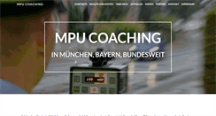 Desktop Screenshot of mpu-coaching.com
