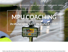 Tablet Screenshot of mpu-coaching.com